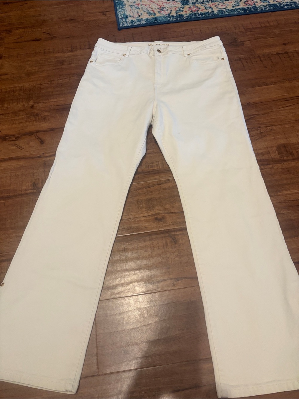 Michael Kors Women’s White Bootcut Jeans